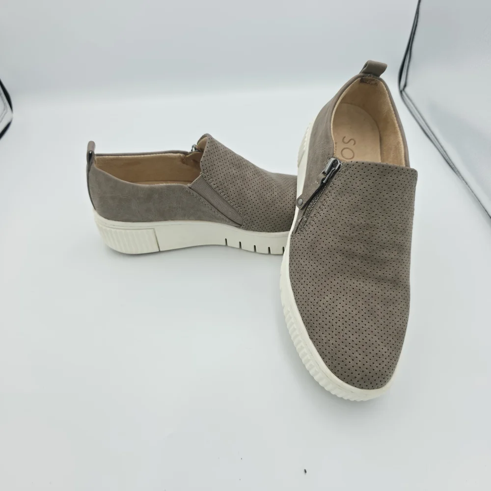 SOUL Turner Slip On Sneakers Grey Size 6.5 - Picture 5 of 9
